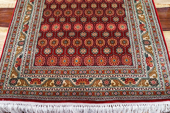 Iran, Oriental Silk Carpet