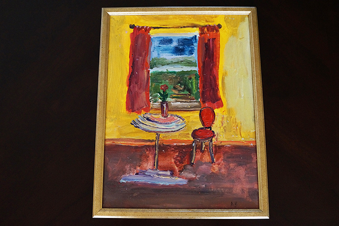Lithuania, The Window Painting