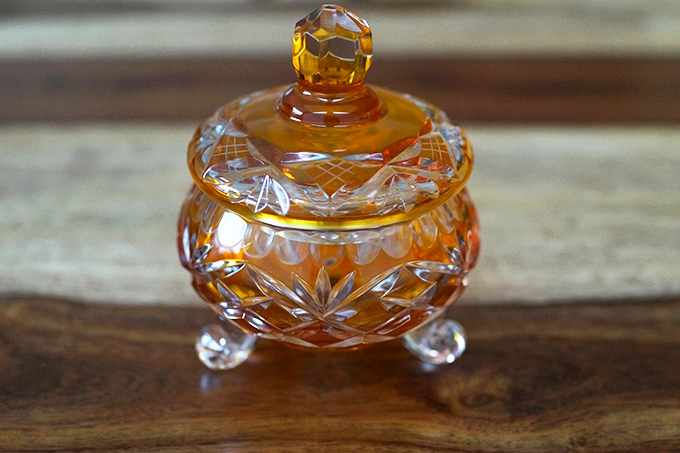 Poland, Yellow Crystal Bowl