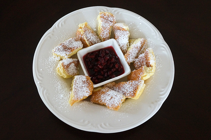 Germany, Bavaria, Kaiserschmarrn with Pomegranate Compote