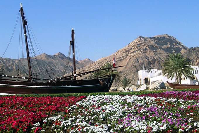 Oman, Muscat, Dhow Boat