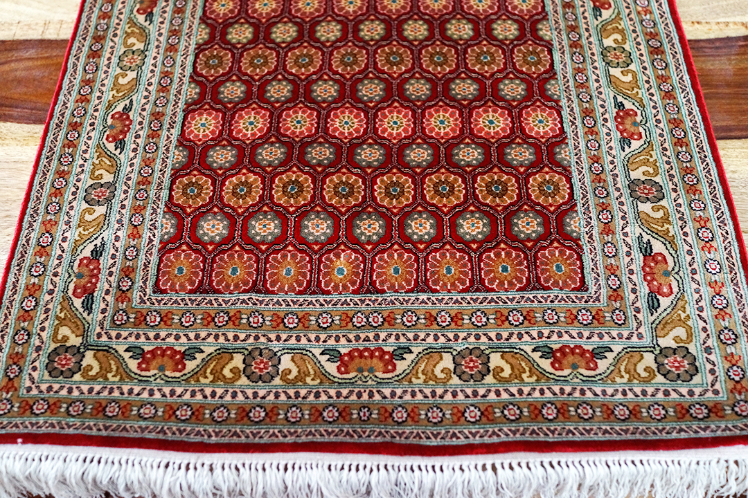 Iran, Oriental Silk Carpet
