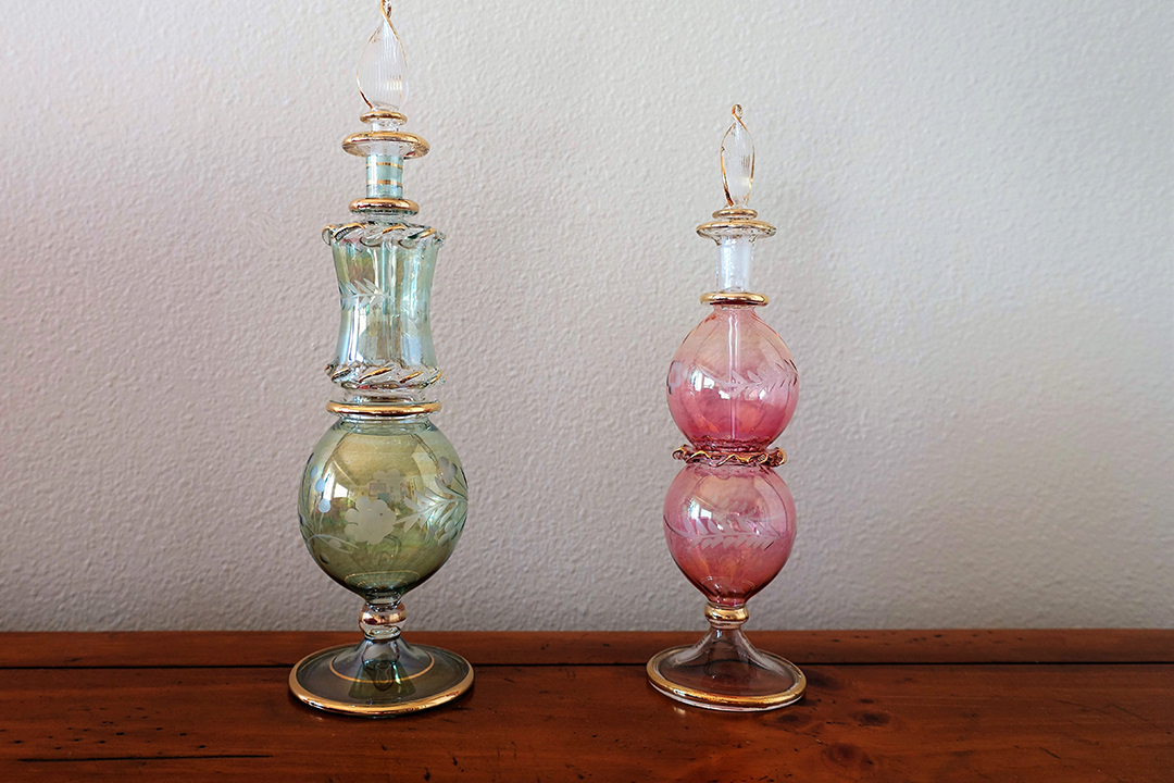 UAE, Abu Dhabi, Perfume Bottles