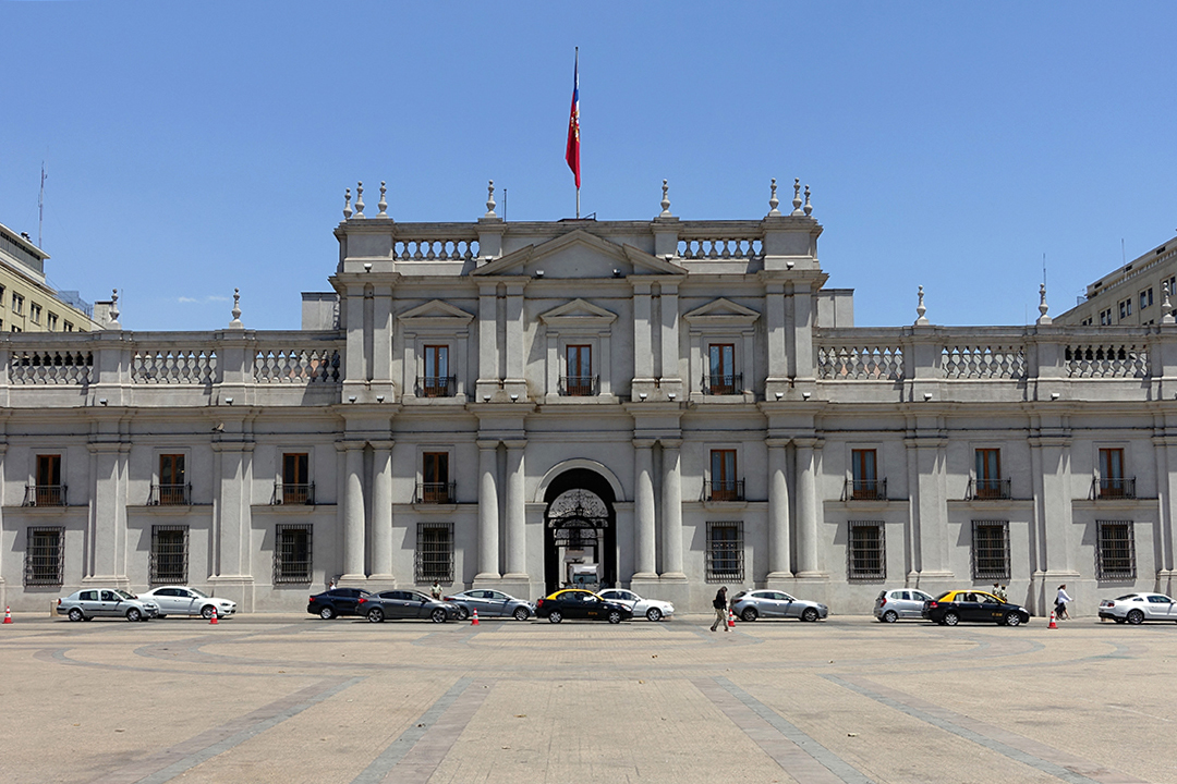 Chile, Santiago, La Moneda Palace