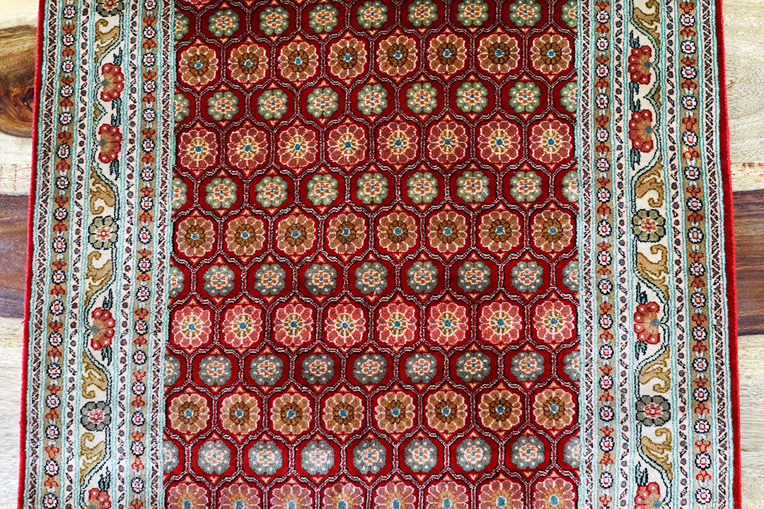 Iran, Oriental Silk Carpet