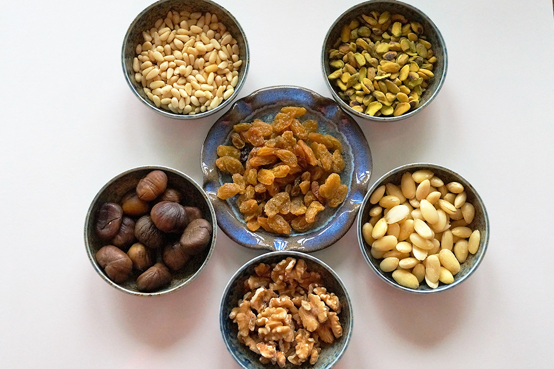 Nuts, Raisins
