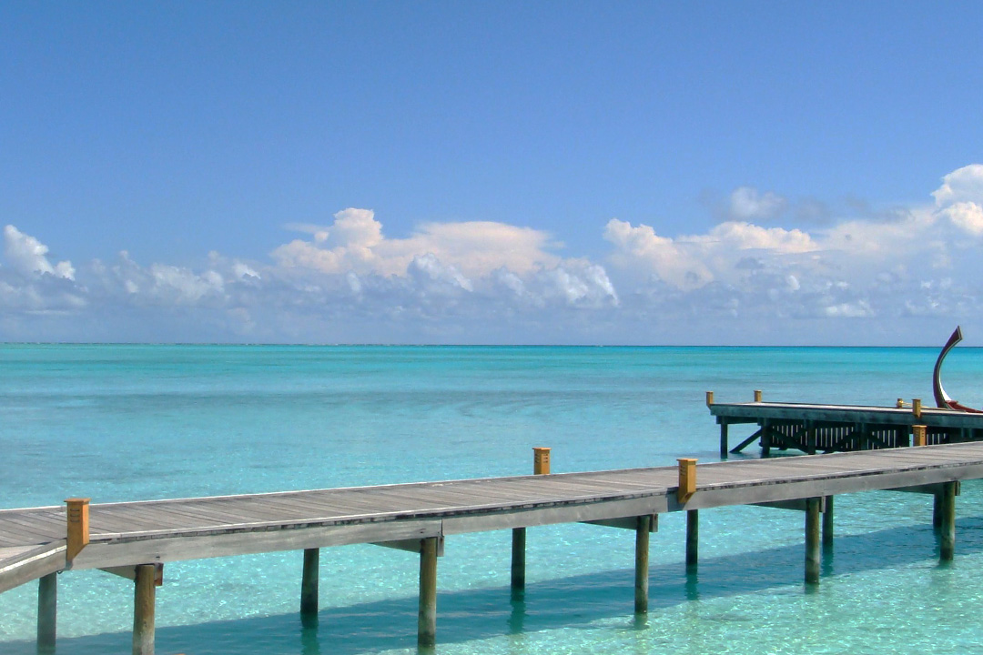 Maldives, Rangali Island, Coastline