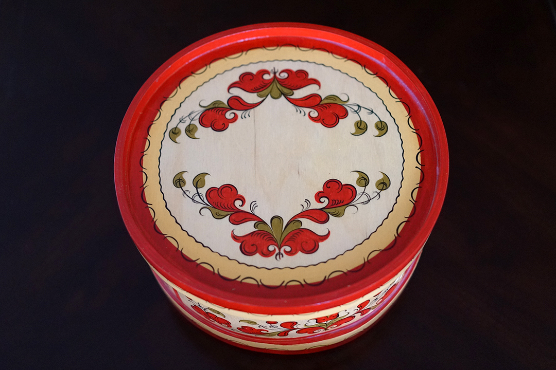 Russia, Red Wooden Box