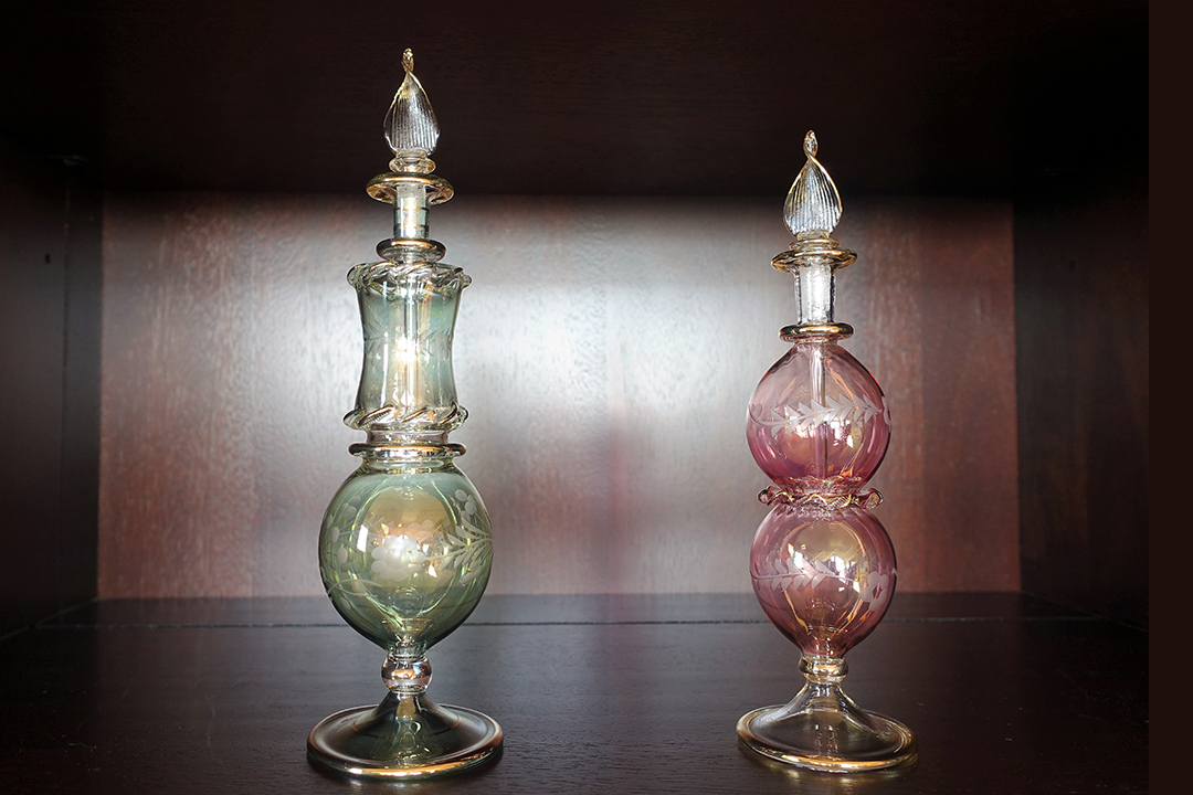 UAE, Abu Dhabi, Perfume Bottles