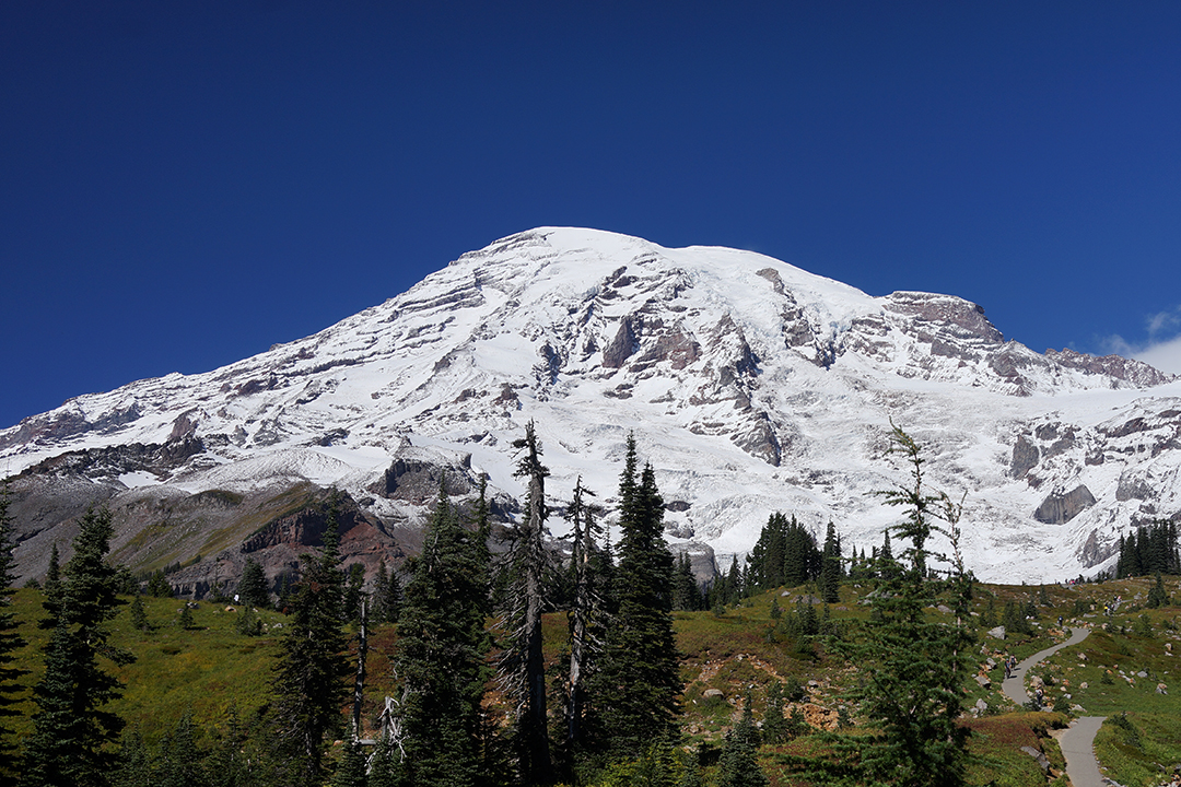 USA, Pacific Northwest, Mount Rainier