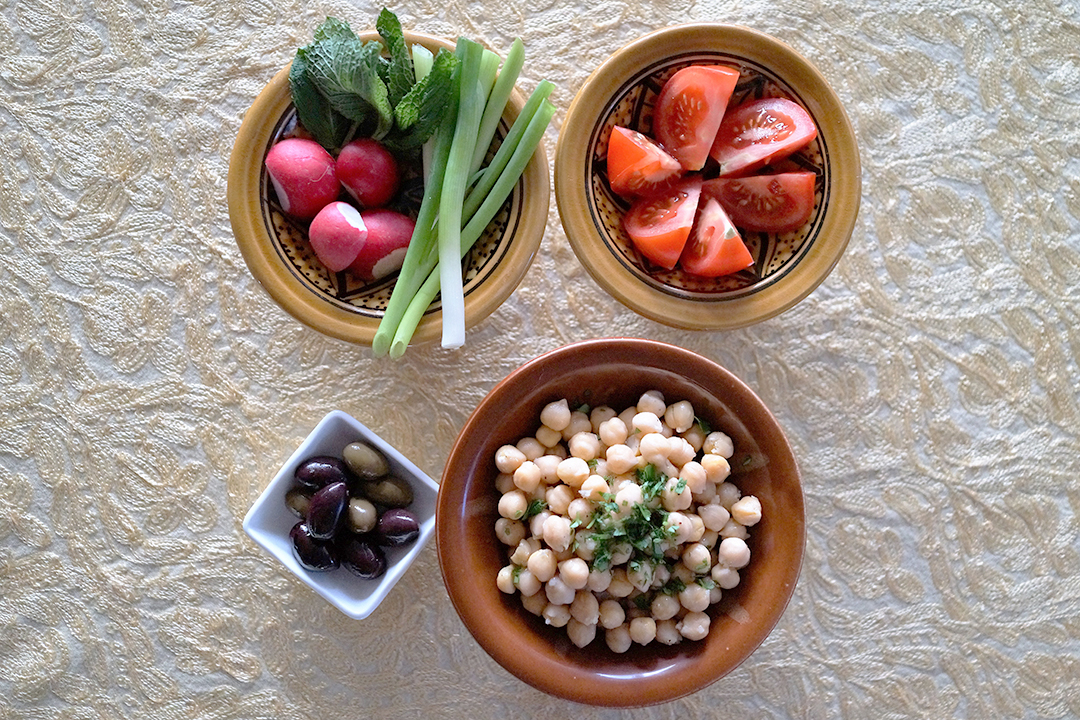 Lebanon, Chickpeas with Citrus Sauce