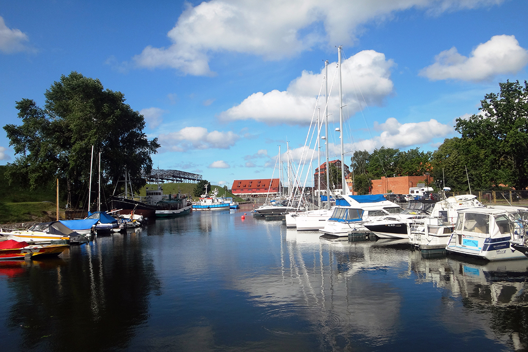 Lituanie, Klaipėda, Port du Vieux Chateau