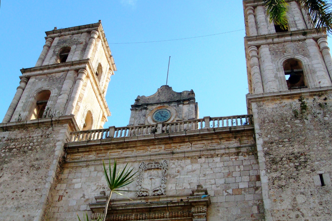 Mexico, Riviera Maya, Valladolid, Cathedral of San Gervasio