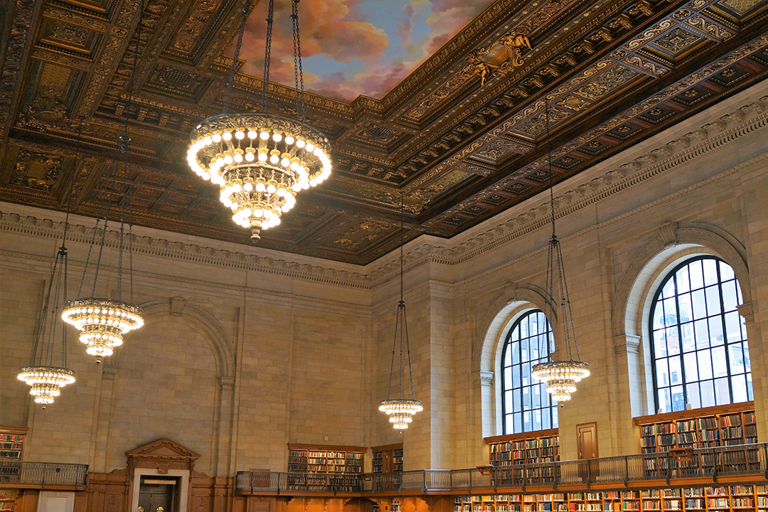 USA, New York, New York Library, Rose Main Reading Room