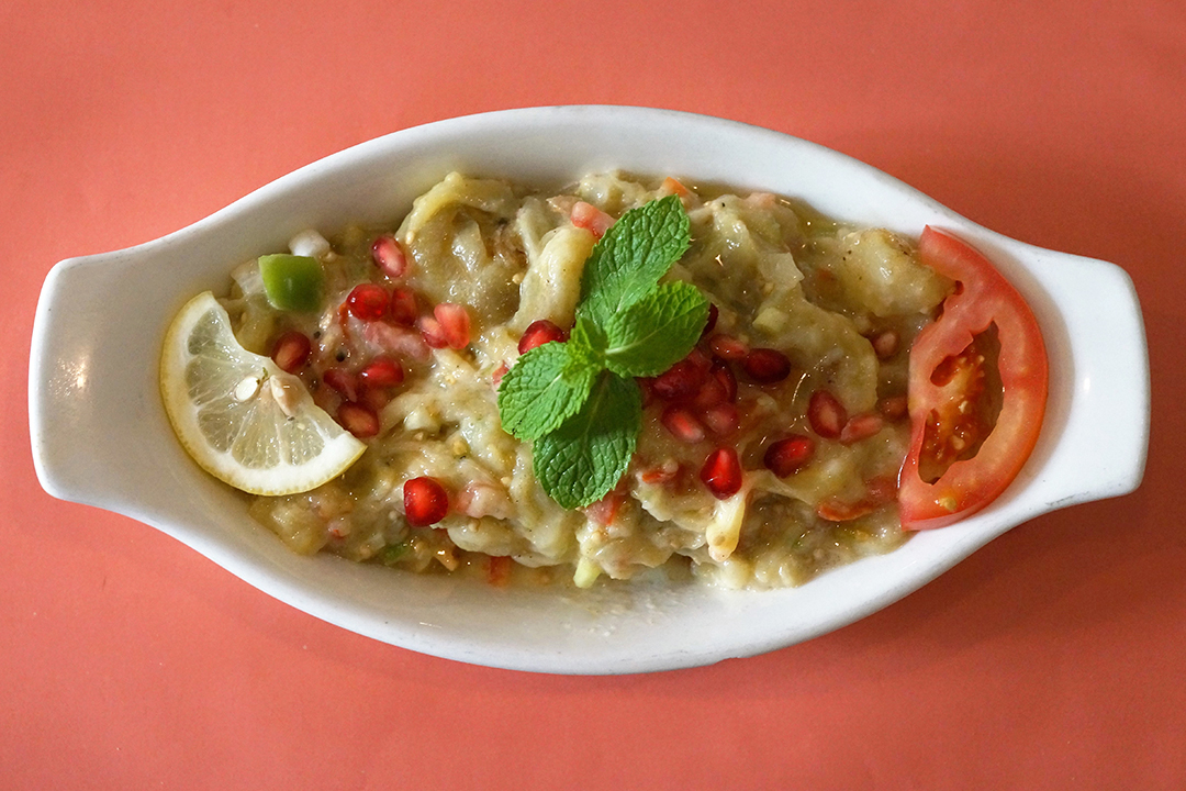UAE, Dubai, Eggplant Salad