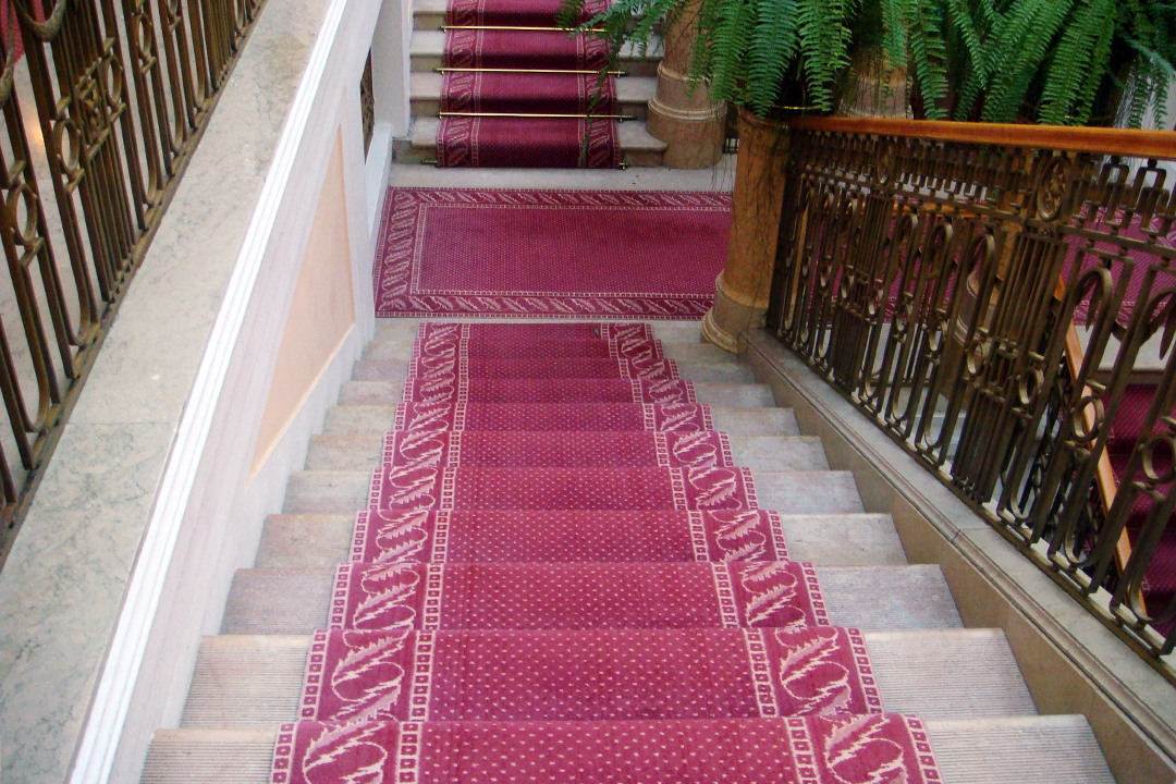 Austria, Salzburg, Hotel Sacher Salzburg, Staircase