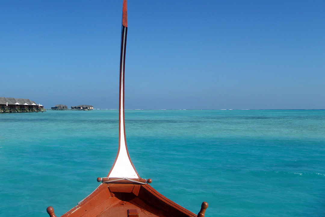 Maldives, Rangali Island, Dhoni Boat