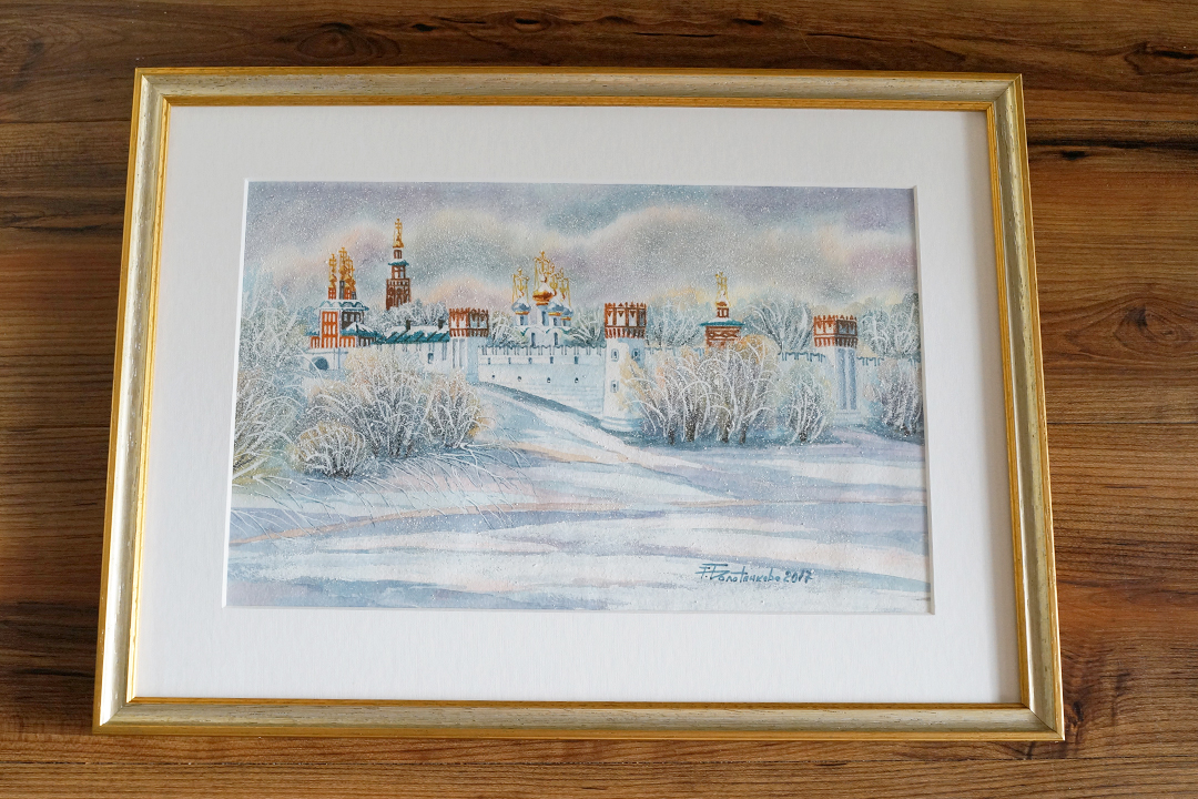 Russia, Monastery in Winter