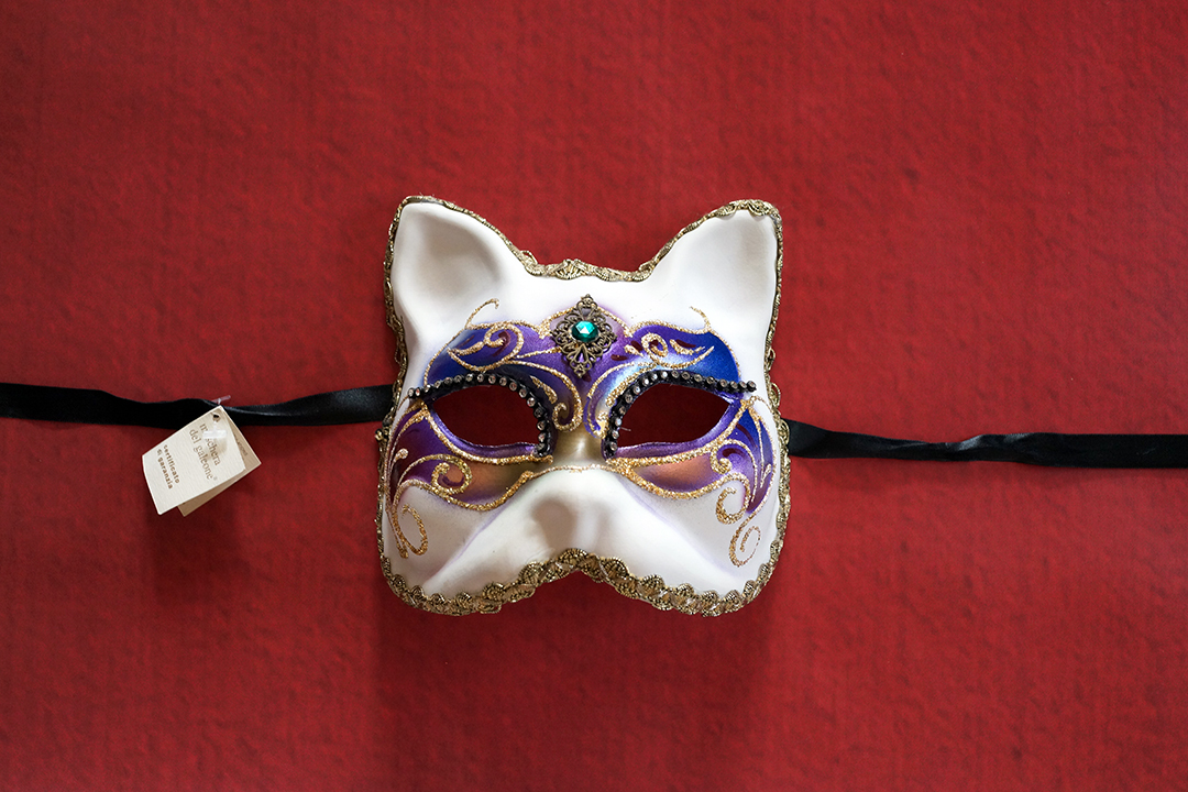 Italy, Venetian Cat Mask