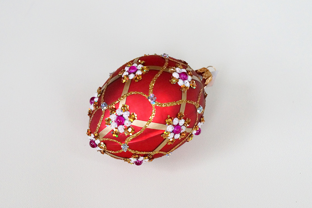 Poland, Glass Egg Ornament