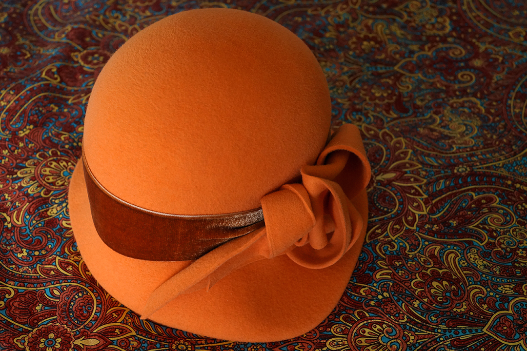 Poland, Orange Felt Hat