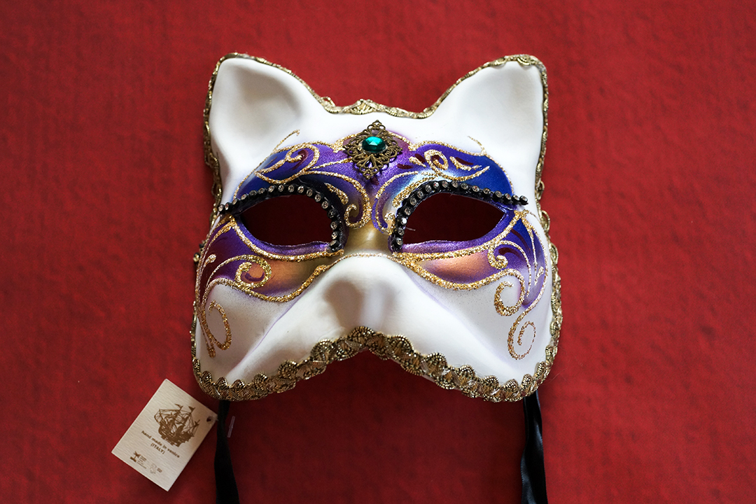 Italy, Venetian Cat Mask