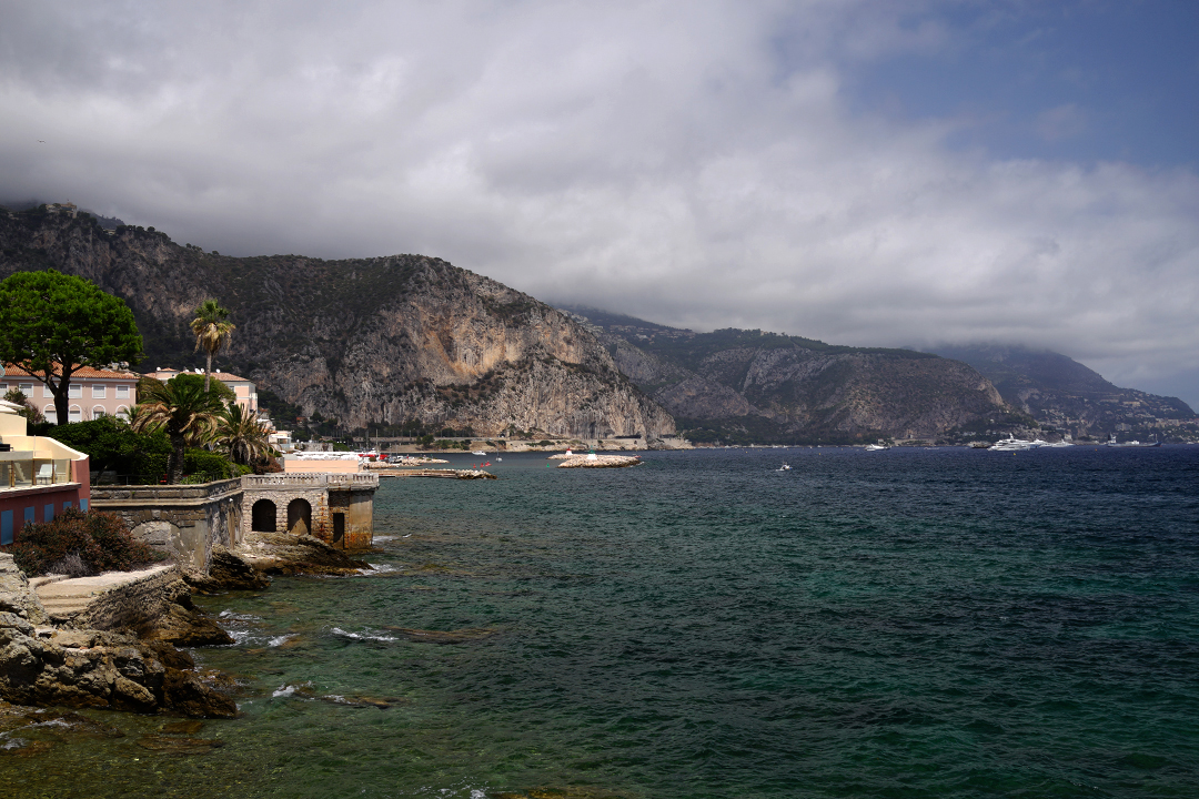 France, Beaulieu-Sur-Mer, View from Villa Kérylos