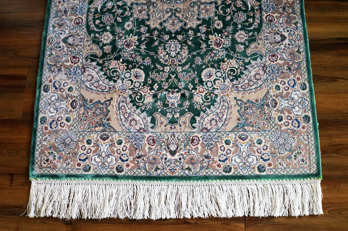 Iran, Green Persian Rug