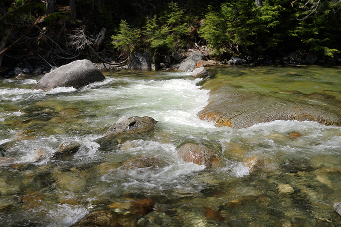 Hiking to Franklin Falls