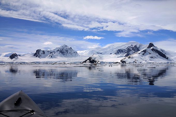 Kayaking in Antarctica