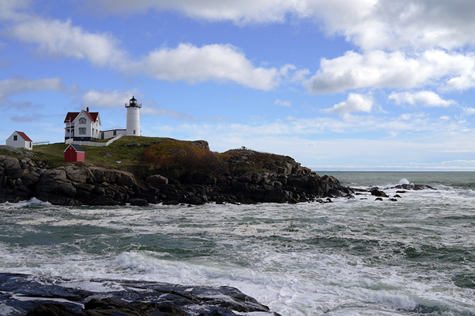USA, Maine, Nubble Lighthouse