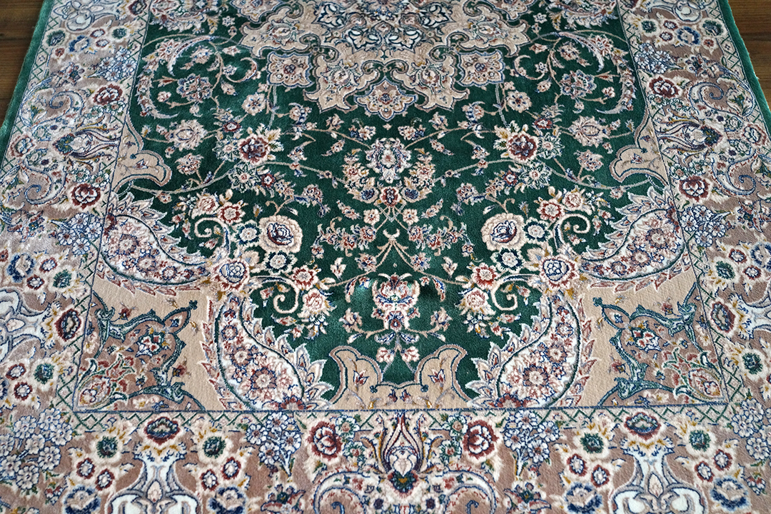 Iran, Green Persian Rug