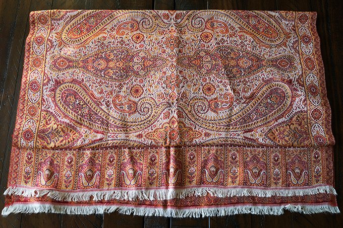 India, Pink Pashmina Shawl