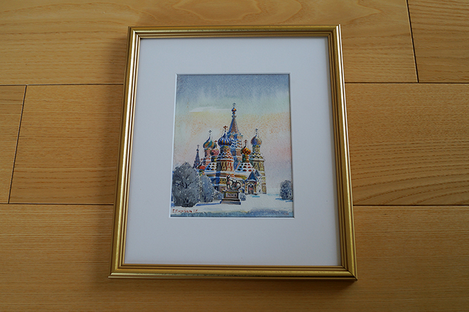 Russia, Moscow Church Artwork