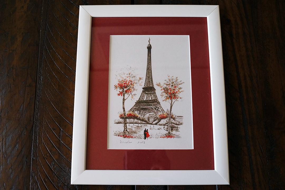 France, Eiffel Tower Artwork
