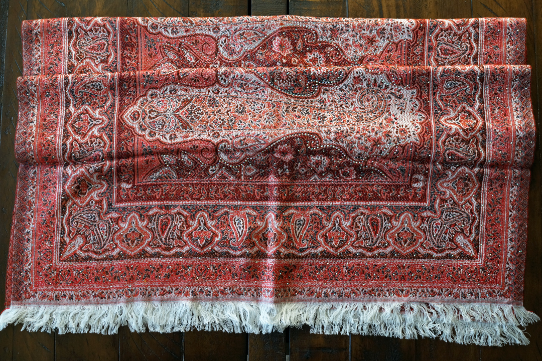 India, Ruby Shawl