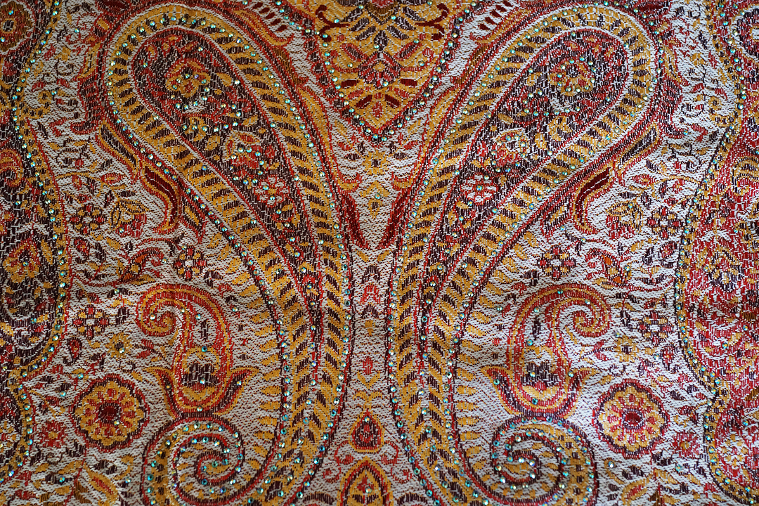 India, Pink Pashmina Shawl