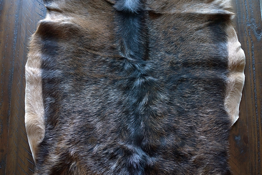 Poland, Brown Goatskin Rug