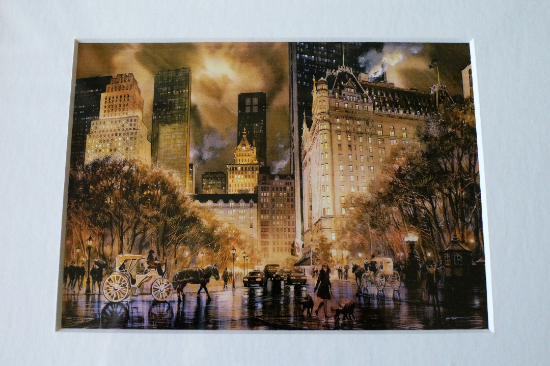 USA, New York at Night Artwork