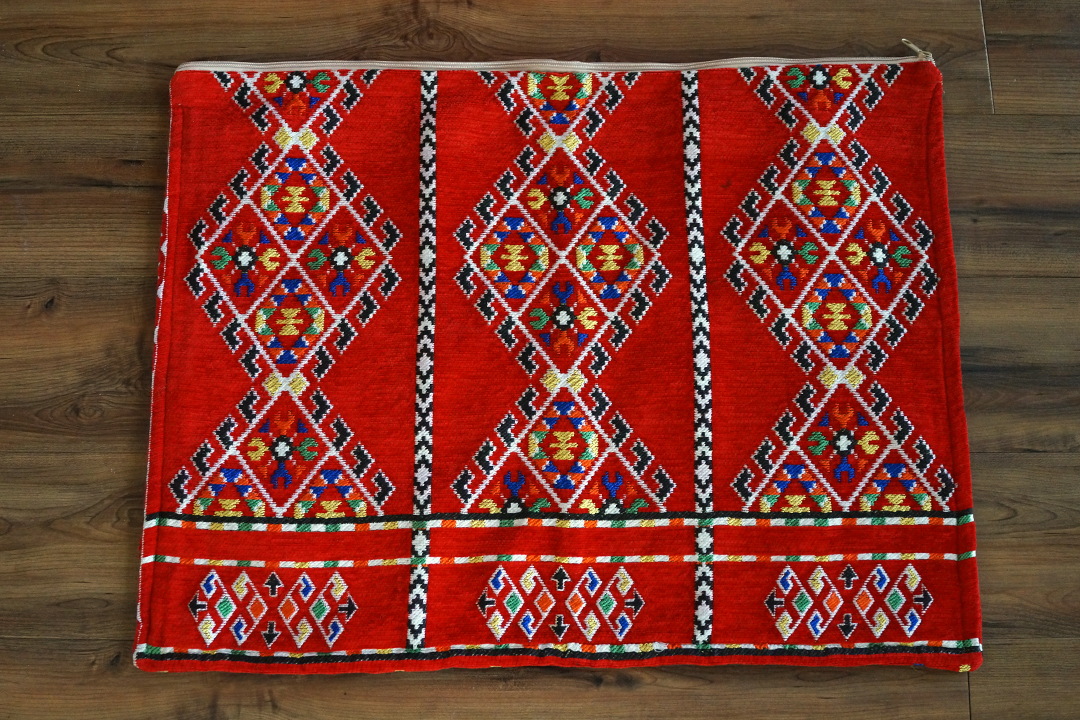 Syria, Red Cushion Covers